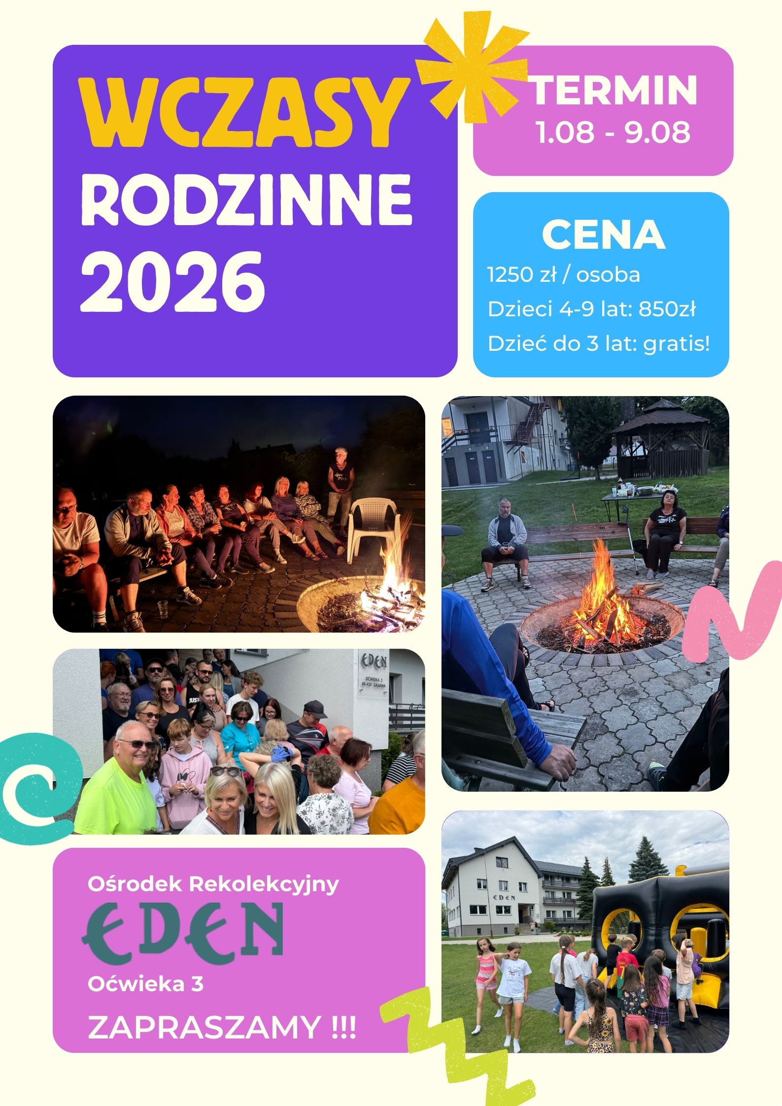 Wczasy rodzinne w Oćwiece
